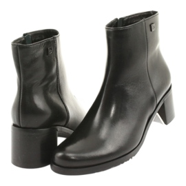 Arka Tacchi alti isolati in pelle femminile 7387 nero 4