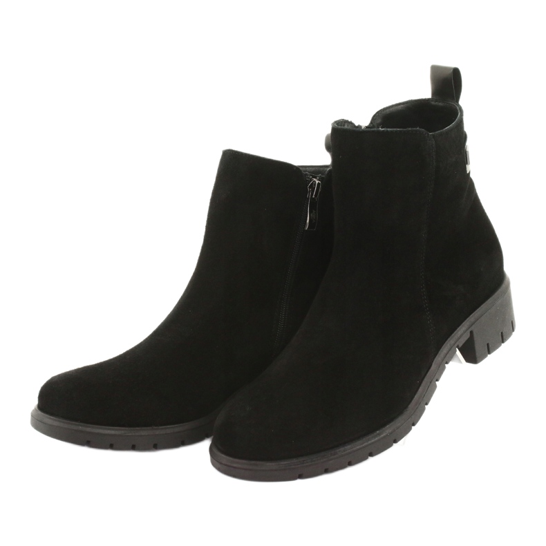 Arka Stivali da donna in pelle scamosciata isolata 7202 nero 3