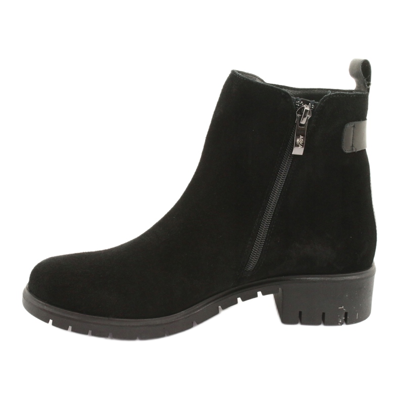 Arka Stivali da donna in pelle scamosciata isolata 7202 nero 2