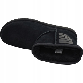 Ugg Classic Mini Logo in gomma W 1108231-BLK nero 2