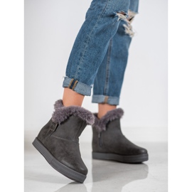 SHELOVET Stivaletti Con Cerniera grigio 2