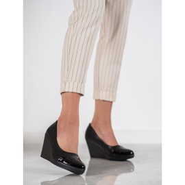 J. Star Pompe con zeppa nero 2