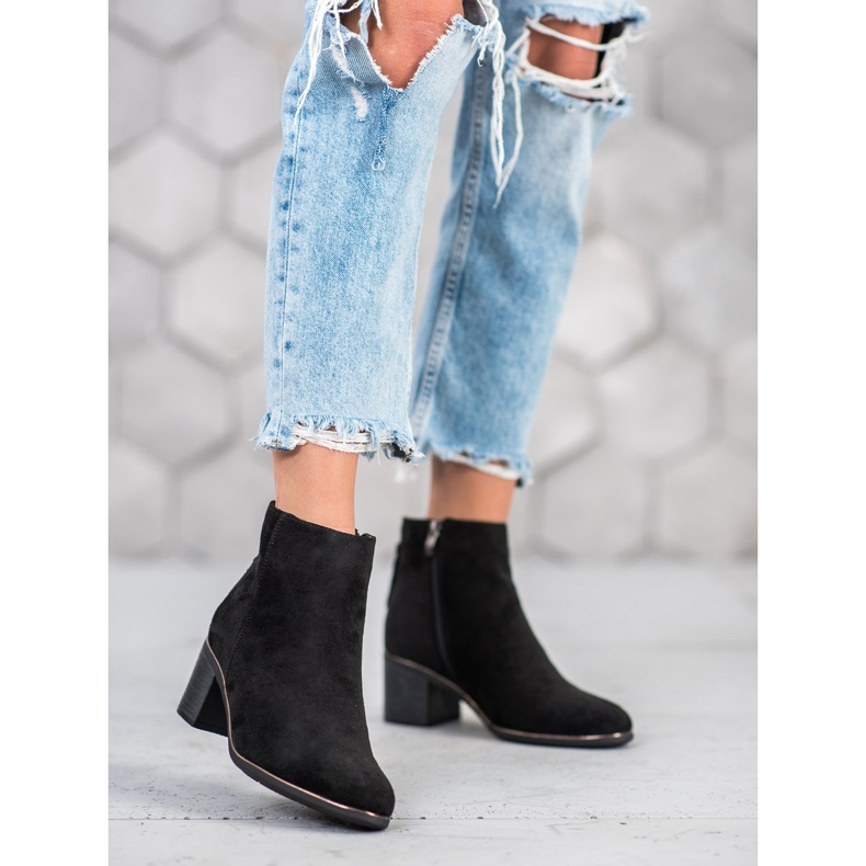 Goodin Stivali in camoscio nero 2