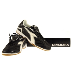 Scarpe sportive indoor Diadora 157312 nere bianca nero 4