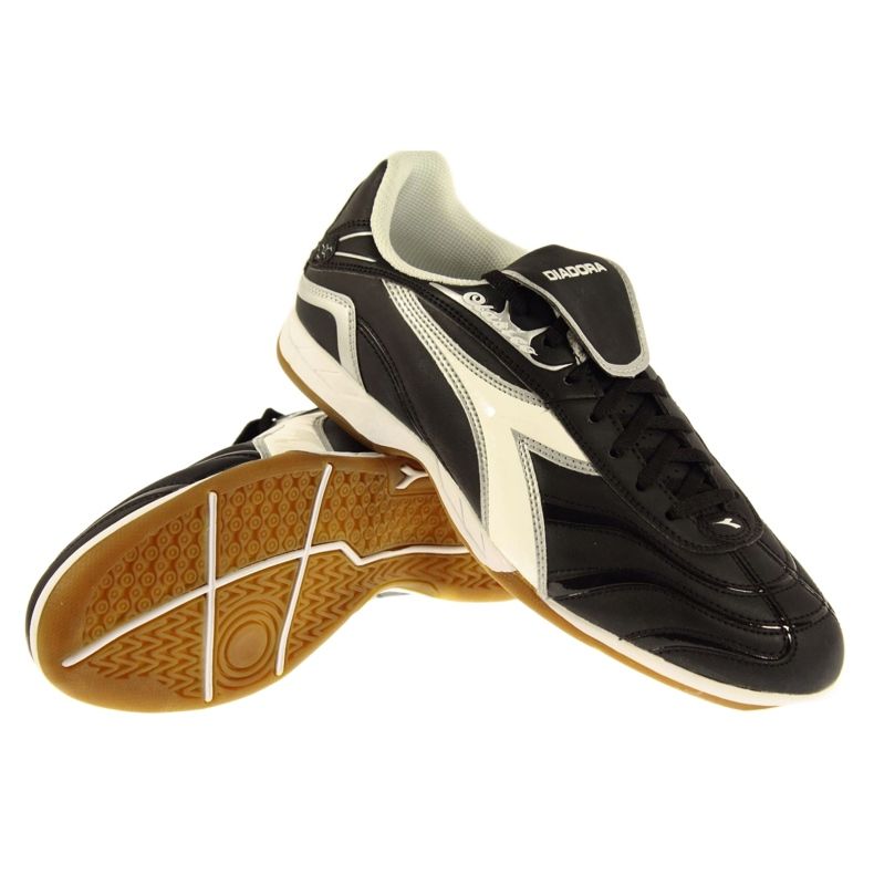Scarpe sportive indoor Diadora 157312 nere bianco nero 3