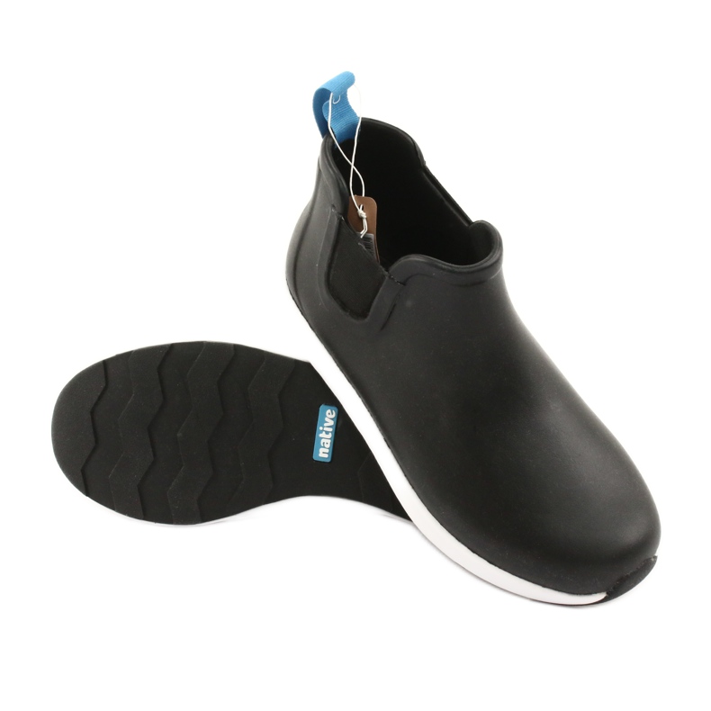 Native Ap Rain Jiffy Guscio nero Gomma bianca Jiffy bianco 3