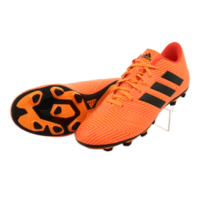 Scarpe da calcio Adidas Nemeziz 18.4 FxG M DA9594 arancia 4