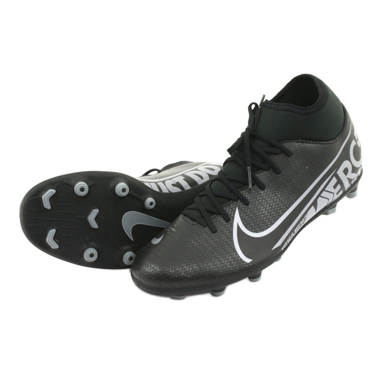 Nike Mercurial Superfly 7 Club FG / MG M AT7949 001 scarpe da calcio nero 6