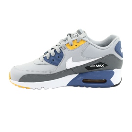 Nike Air Max 90 Ltr Gs Jr 833412-026 bianca blu grigio 2