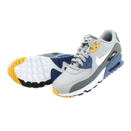 Nike Air Max 90 Ltr Gs Jr 833412-026 bianca blu grigio 5