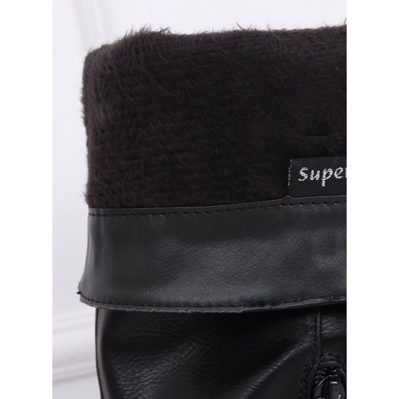 Stivali bassi da donna neri 1084-PG Black nero 2