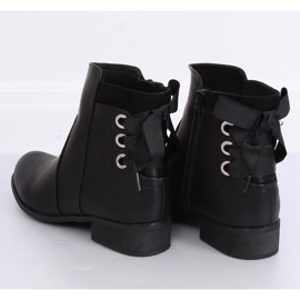 Stivali neri piatti da donna neri 1184-PA Black nero 1