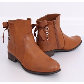 Stivali bassi da donna cammello 1184-PA Camel marrone 2