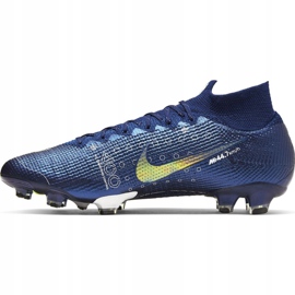 Nike Mercurial Superfly 7 Elite Mds Fg M BQ5469 401 scarpa da calcio blu blu 2