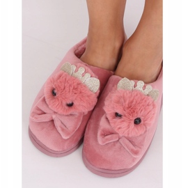 Pantofole da donna rosa sporco DD112 Pink 1