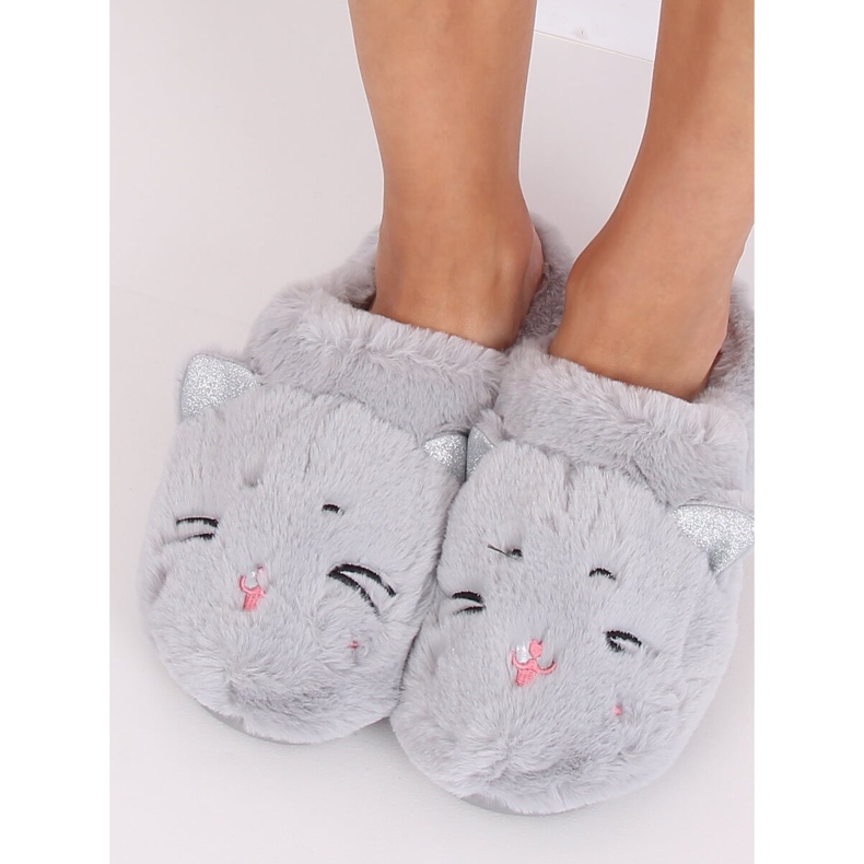 Pantofole grigie da donna grigie MA16 Grey grigio 1