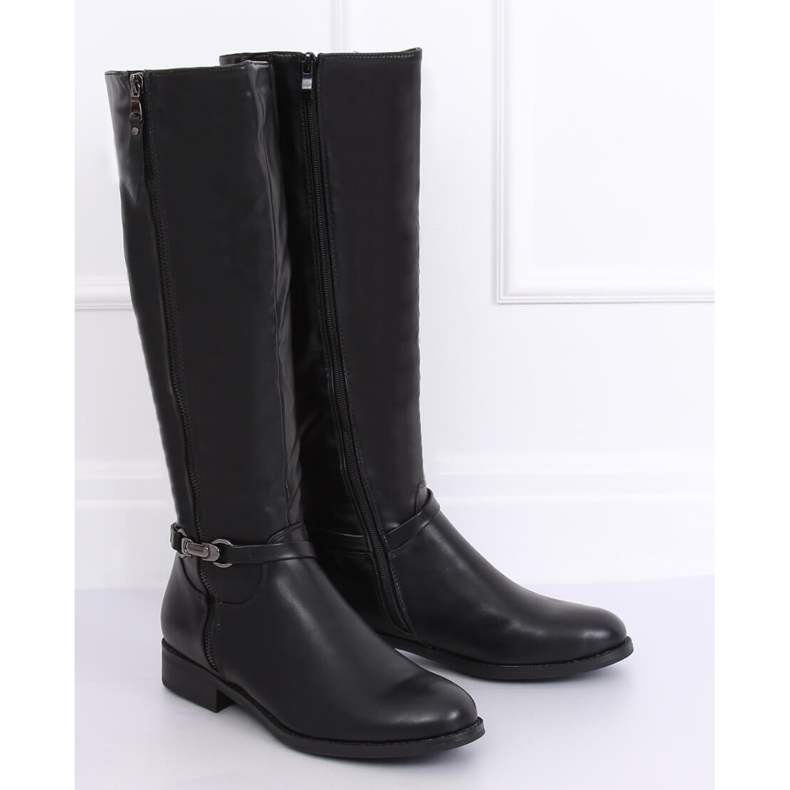 Stivali da equitazione da donna neri SP37 Black nero 1