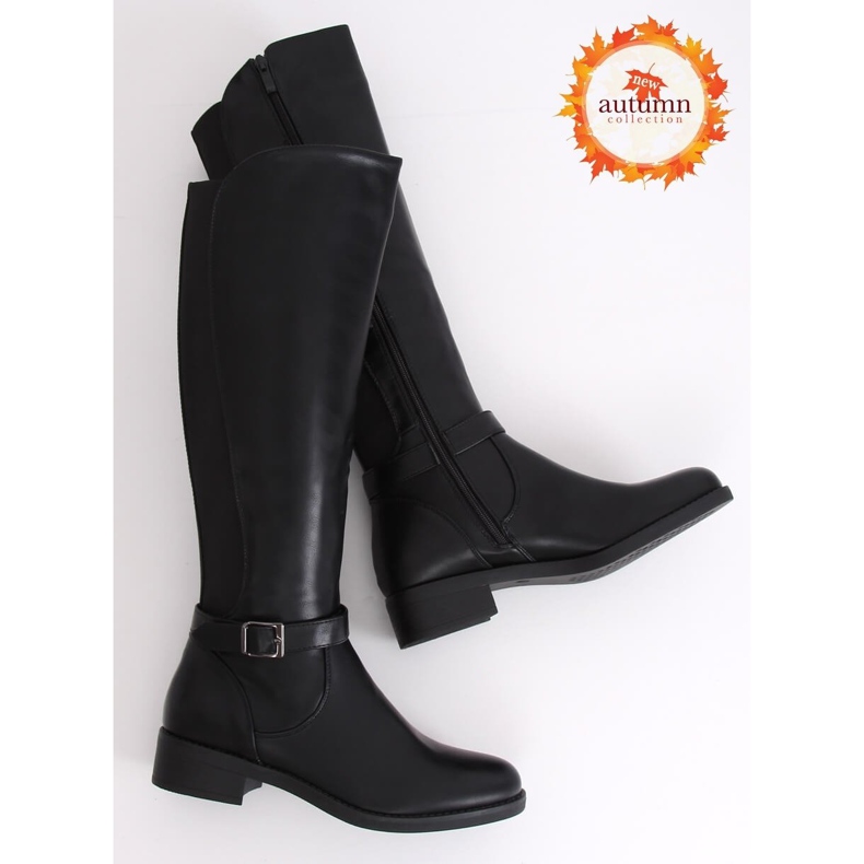 Stivali da donna neri G-7602 Black nero 1