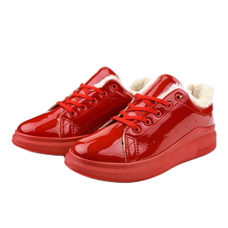 Sneakers rosse isolate TL140-3 rosso 2