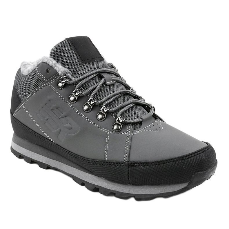 Stivali da neve isolati grigi 9WH917 nero grigio 1