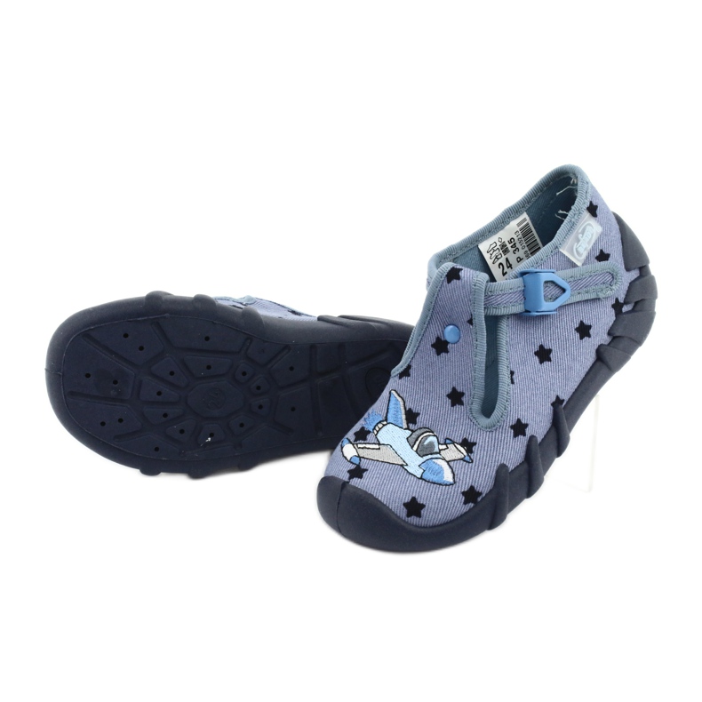 Scarpe per bambini colorate Befado 110P345 blu navy blu 5