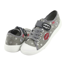 Scarpe per bambini Befado 251Q095 rosso grigio 4