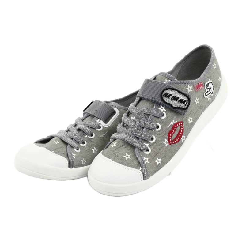 Scarpe per bambini Befado 251Q095 rosso grigio 3