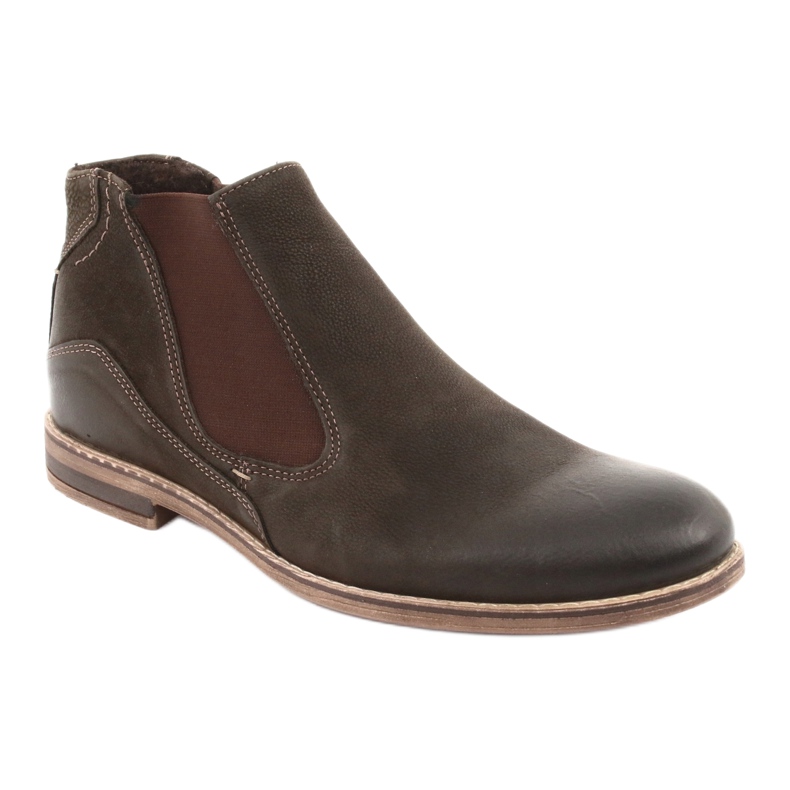 Riko Jodhpur Boots Inserzione marrone isolata da uomo 863 1