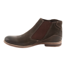 Riko Jodhpur Boots Inserzione marrone isolata da uomo 863 2
