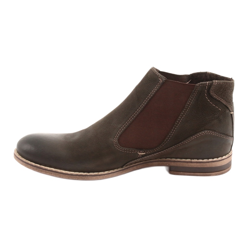 Riko Jodhpur Boots Inserzione marrone isolata da uomo 863 2