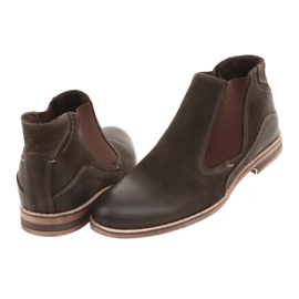 Riko Jodhpur Boots Inserzione marrone isolata da uomo 863 4