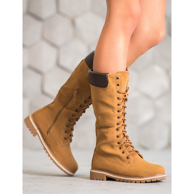 Seastar Stivali stringati caldi marrone 1