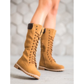 Seastar Stivali stringati caldi marrone 2