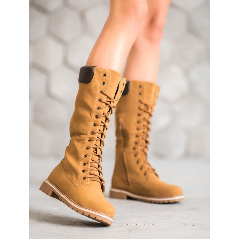 Seastar Stivali stringati caldi marrone 2