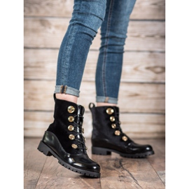 Seastar Stivaletti Velour Con Costine nero 2