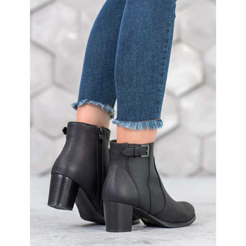 J. Star Stivali classici con tacco alto nero 1