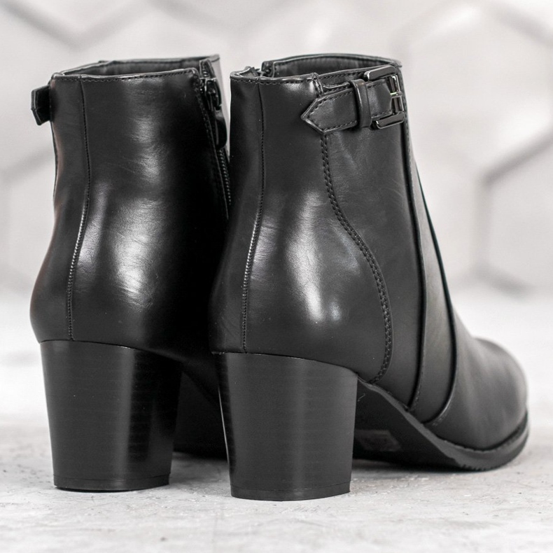 J. Star Stivali classici con tacco alto nero 1