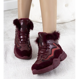 Calde sneakers bordeaux LS-2062 rosso 1