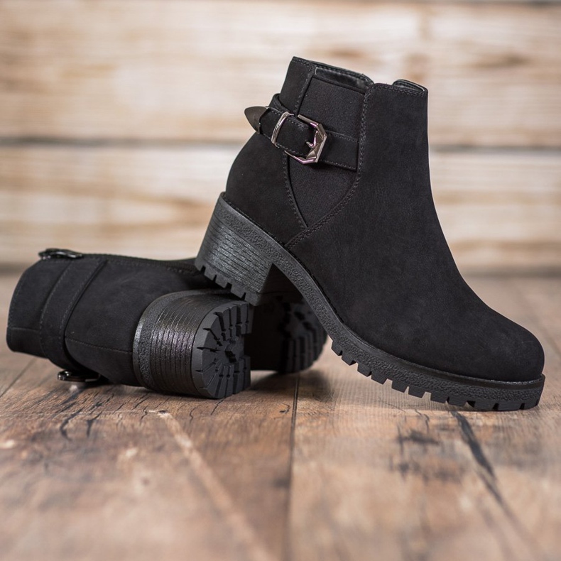 J. Star Stivali in camoscio nero 2