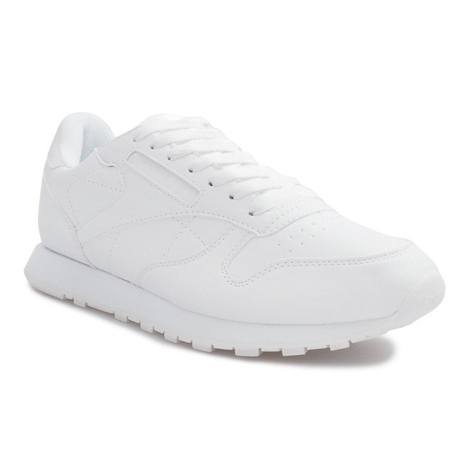 Classico sportivo bianco bianca 1