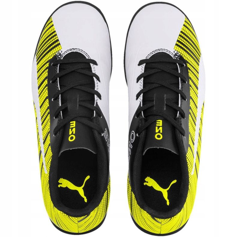 Scarpe da calcio Puma One 5.4 Tt Jr 105662 03 multicolore giallo 1
