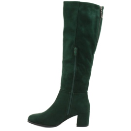 Stivali verdi Sergio leone KZ273 verde 2