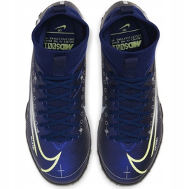 Scarpa da calcio Nike Mercurial Superfly 7 Academy Mds Tf Jr BQ5407 401 blu navy blu navy 1