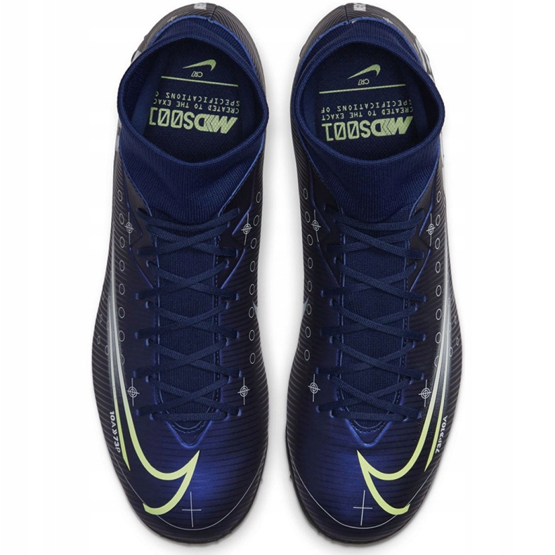 Scarpa da calcio Nike Mercurial Superfly 7 Academy Mds Tf M BQ5435 401 blu blu navy 1