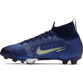 Scarpa da calcio Nike Mercurial Superfly 7 Elite Mds Fg Jr BQ5420 401 blu blu 2