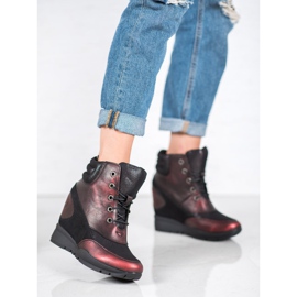 Sergio Leone Sneakers bordeaux rosso 1