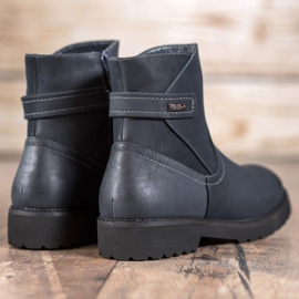 Sergio Leone Comodi stivali blu navy multicolore 2