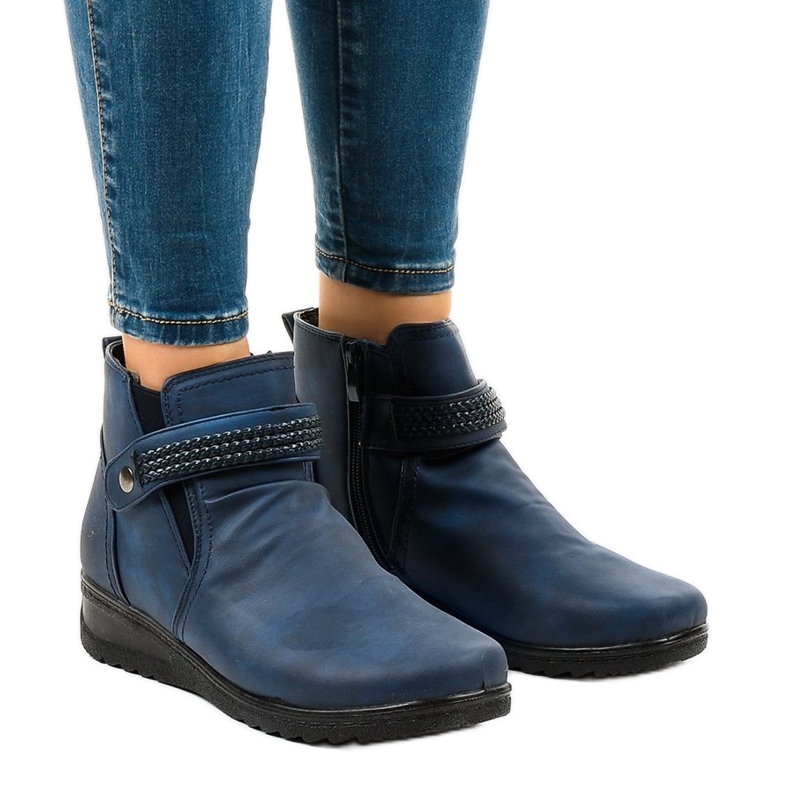 Stivali caldi chiari blu scuro 6193 blu navy 1