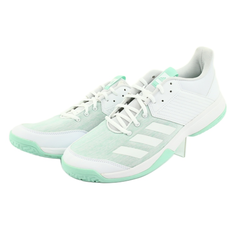 Scarpe Adidas Ligra 6 W BC1035 bianca verde 3