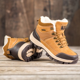 Arrigo Bello Stivali invernali stringati marrone 1